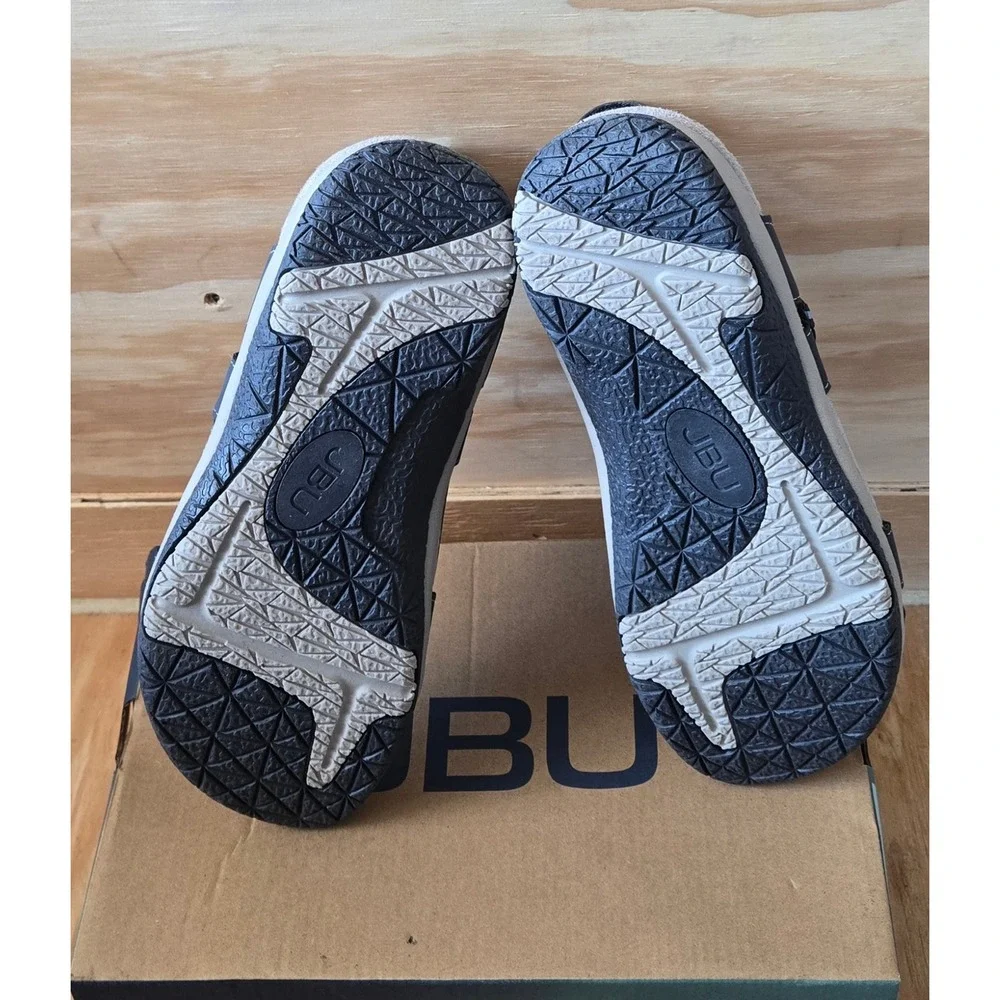JBU Stephie Vegan Wide Width Navy Blue Sport Sandals B6STE73W Womens 7.5W